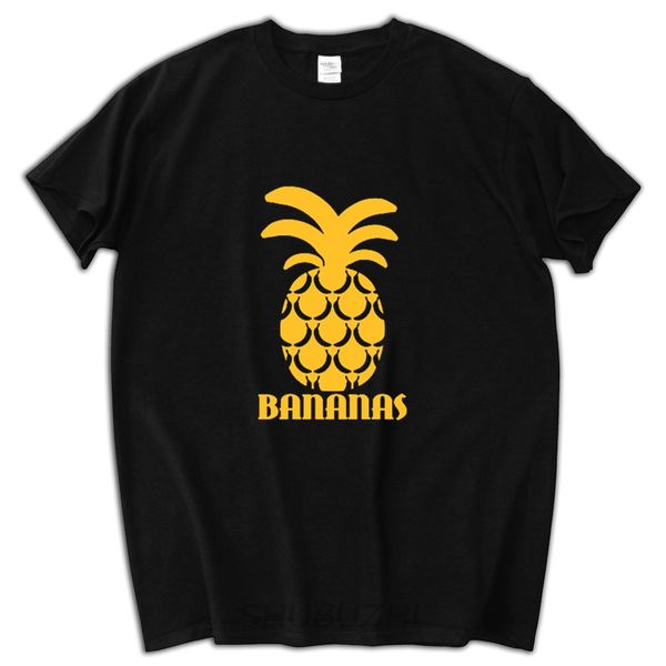 

популярные короткие рукава crewneck хлопок желтый ананас фрукты мужчины мальчик футболки xxxl группа платье