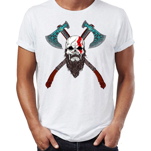 

men's t shirt kratos god of war leviathan illustration artwork printed tee
