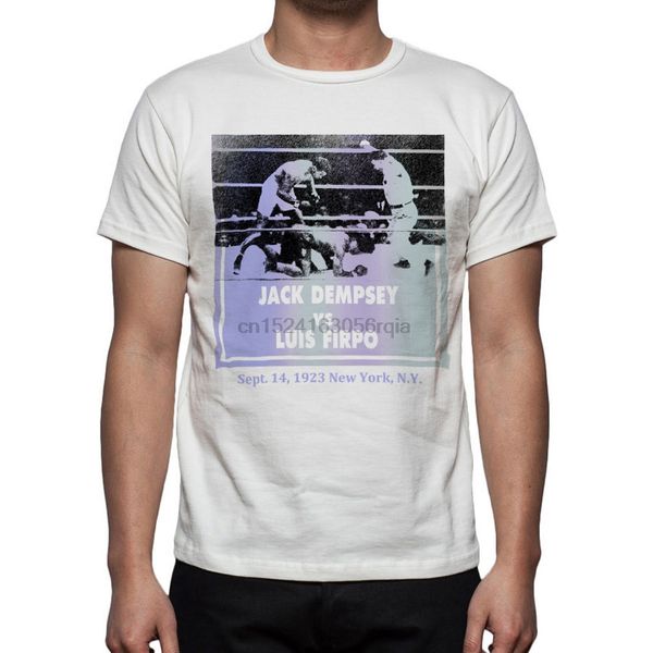 

мужской бокс fight джек демпси против луис firpo t-shirt m54