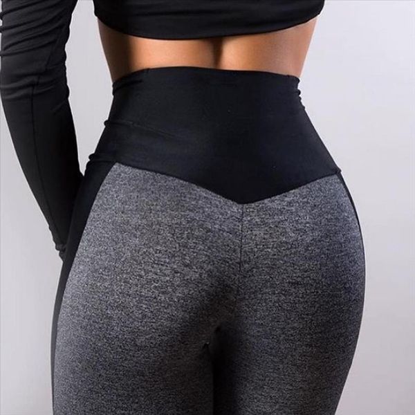 

leggings sports women fitness high waist seamless leggins push up running pants energy seamless leggings gym leggings women, Black