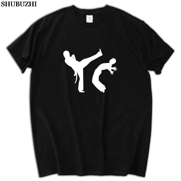 

printing i love capoeira shirt men's short sleeve crewneck cotton group t shirts