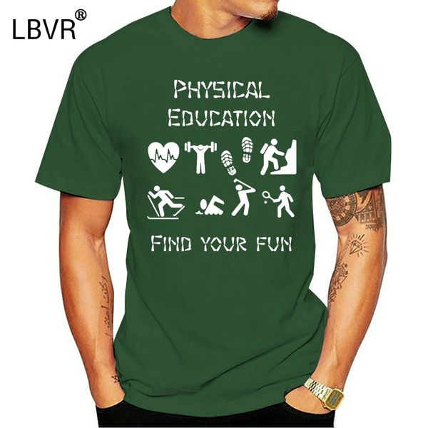 

physical education tshirt o neck regular funny casual men's t shirt sunlight camiseta shirt cotton awesome quality