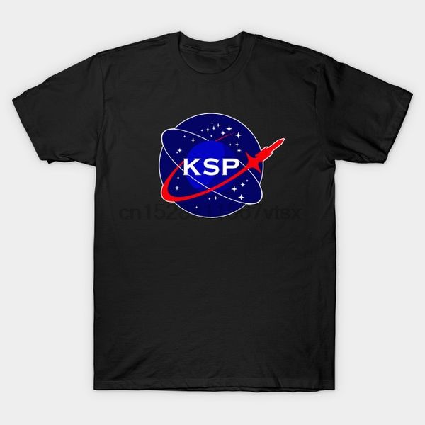 

men tshirt ksp agency logo kerbal space program t shirt printed t-shirt tees top