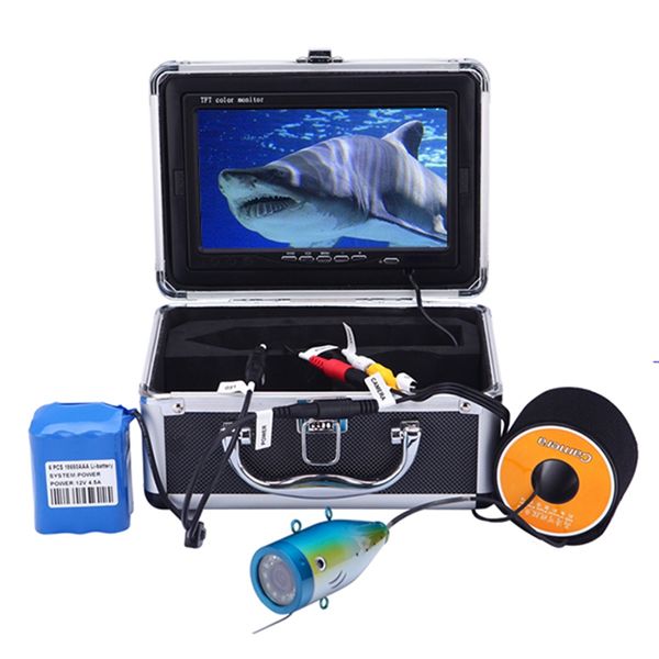 

30m 1000tvl color underwater camera for fishing infrared ir led 7 inch video monitor fish finder ice fishing camera eu plug