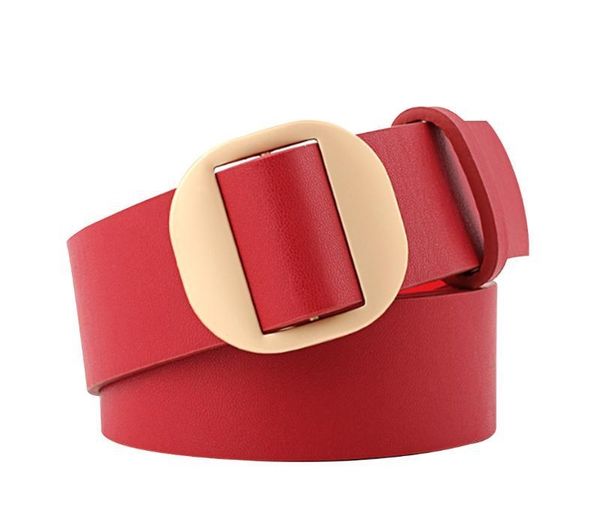 

bendable decorative solid daily casual unpunched outdoor detachable women belt soft anti slip durable round buckle pu leather, Black;brown