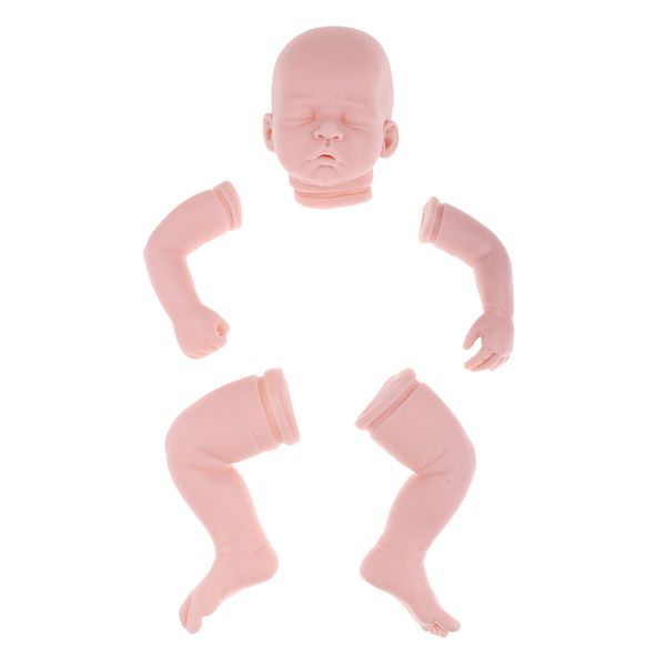 

20inch неокрашенных reborn комплекты, полный limb, руководитель, руки, ноги, для зарабатывания новорожденных кукол diy комплектов