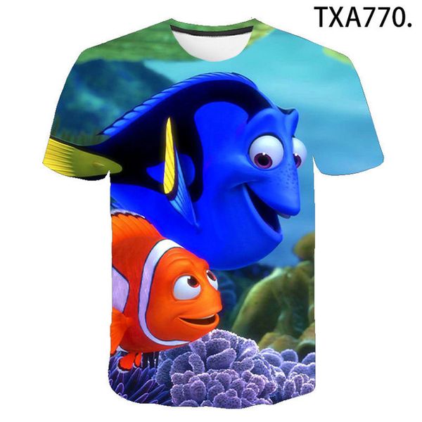 

movie finding nemo 3d boy girl printed cool 3d print shirts kawaii aesthetic comics men clothing