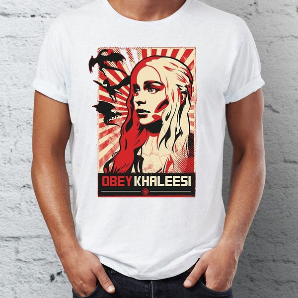 

men's t shirt khaleesi daenerys targaryen mother of dragon game of thrones tee