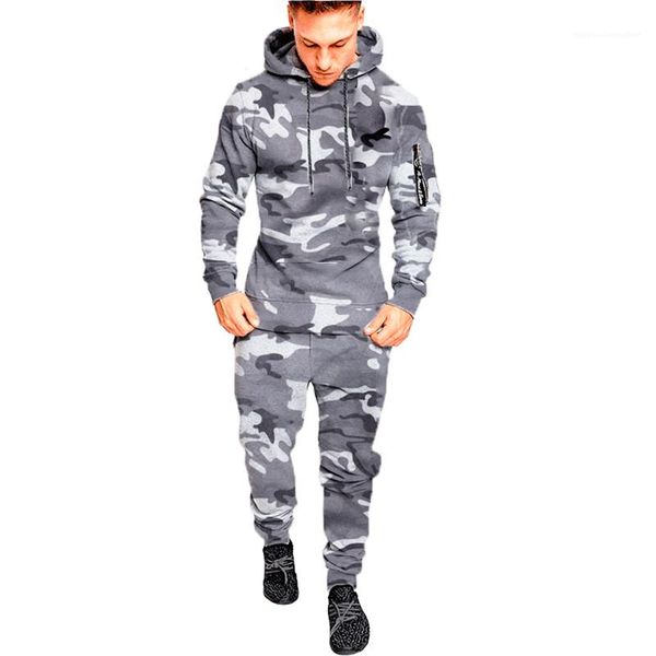 

2pcs suit men designer slim tracksuit casual homme sports clothing fashion mens casual, Gray