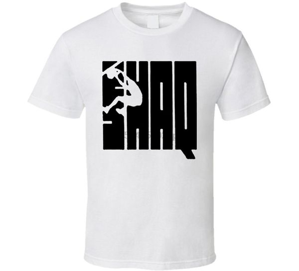 

2020 streetwear short sleeve tees shaq attack style t shirt short sleeves cotton shirts men casual t-shirt