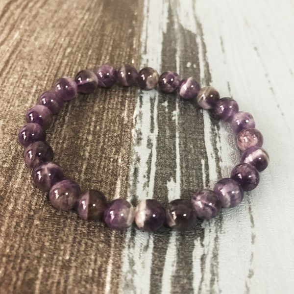 

8мм chevron a-methyst браслет женщина фиолетовый quartzs бисер запястье фиолетового a-methyst стрейч браслет для женщин, Golden;silver