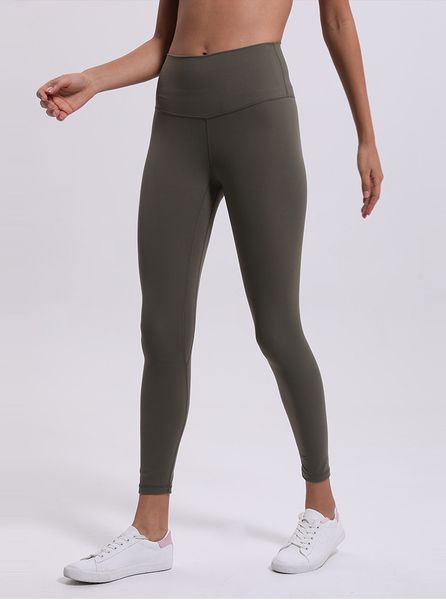 2020 L 85 Naked Material Women Yoga Pants Solid Color 