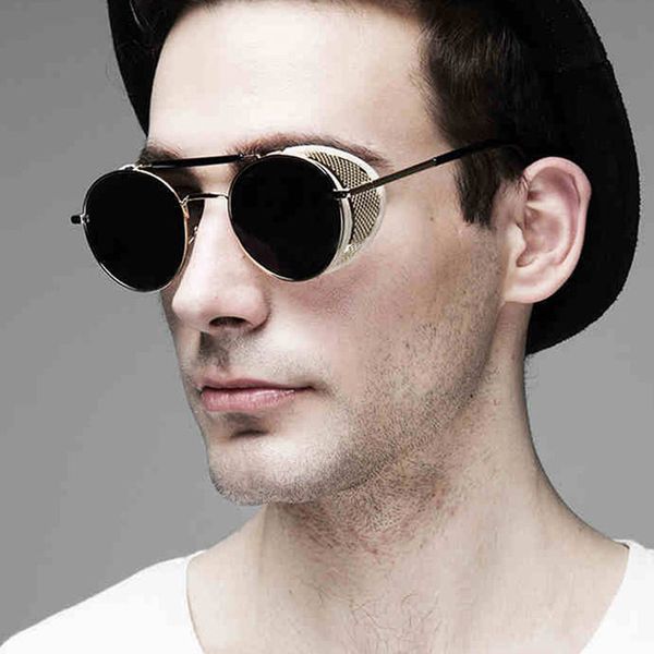 

sunglasses age fashion gothic steam punk glasses brand designer mirror driving women men steampunk, White;black
