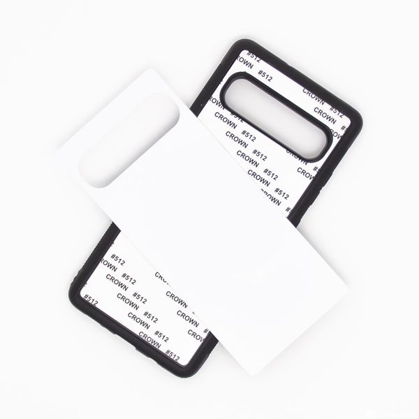 

rubber tpu diy sublimation case with aluminium metal sheet glue for samsung galaxy a10s a20s a10e a20e s10 5g a60 50pcs/lot