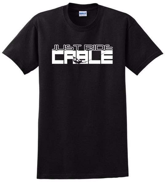 

скидка 2019 новая мода лето хип-хоп новый одежда топы just ride cable wake board тенниска cable park boat liquid tee