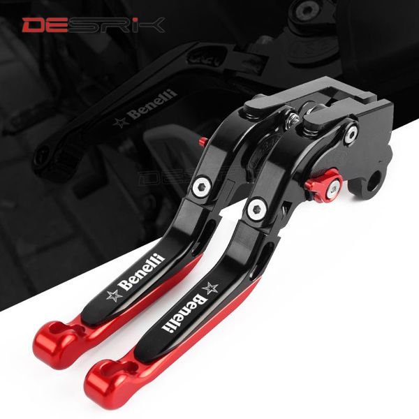 

motorcycle folding extendable cnc moto adjustable clutch brake levers for benelli leoncino 500 bn300 bj600 trk502x/c 2020