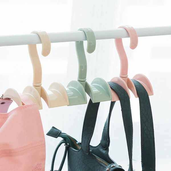 

closet organizer rod hanger handbag storage purse hanging rack holder hook bag clothing hanger