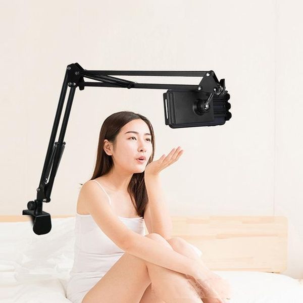 

ellphones & telecommunications adjustable bed tablet stand aluminum alloy arm universal rotating table hands cell holder for ipad phone d...