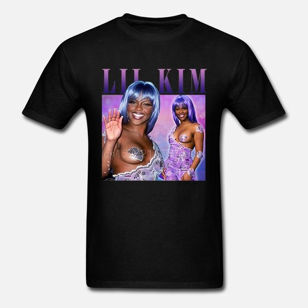 

men tshirt short sleeve lil kim t shirt(1) tee women t-shirt