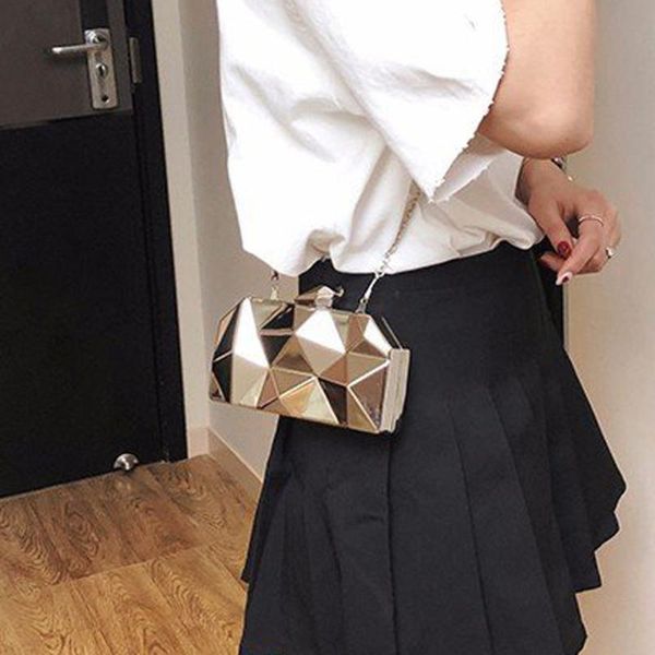 

fashion serpentine chain square crossbody bags for women handbag metal shoulder bag female snake messenger bags dropshipping #7