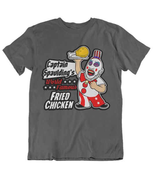 

captain spaulding sci fi film movie halloween horror chinese 90s t shirt men women tee shirt