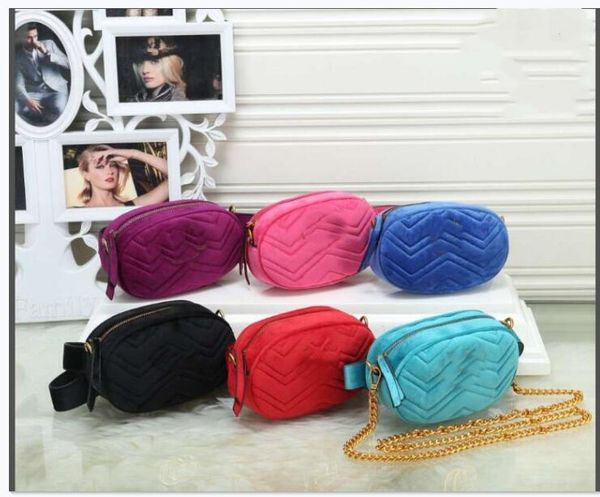 

fashion shoulder bags women designer stripes hasp suede velvet chain crossbody bag handbags purse
