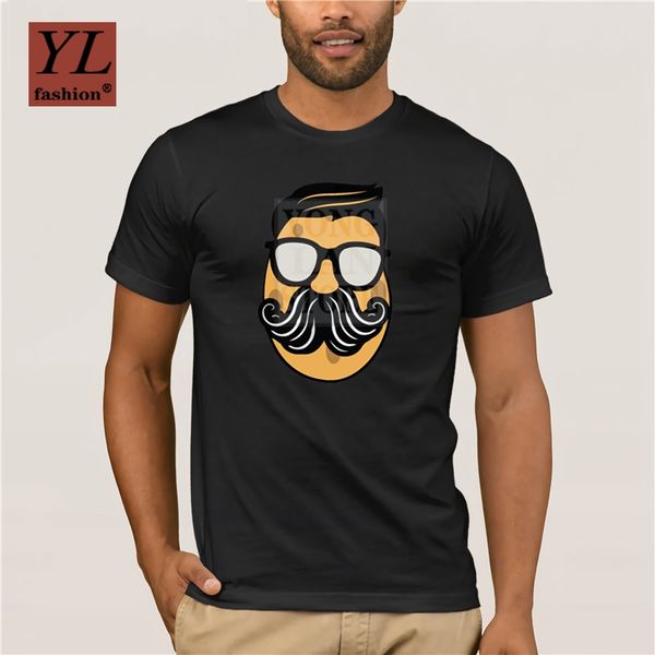 

custom hipster potato t shirt short sleeve humorous super gents t shirt