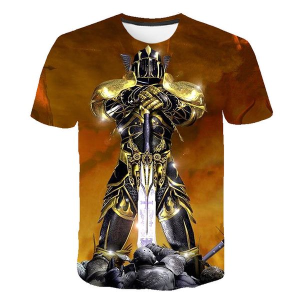 

hero overlord retro print 3d print shirts comics comics oversized men clothing
