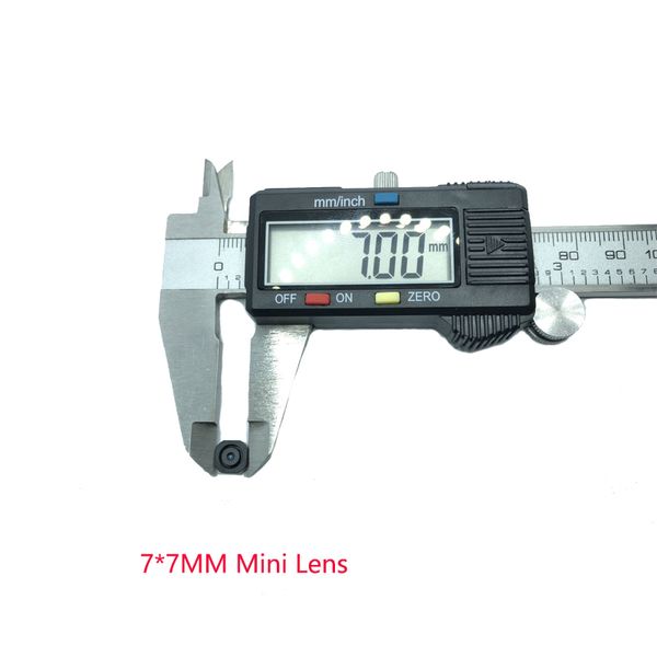 

7 * 7 мини-объектив просмотр встроенный 650нм ик фильтр мини объектив cctv для всех hd камер видеонаблюдения