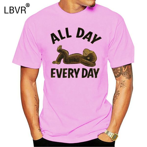 

любопытный джордж mens t-shirt - весь день очень день расслабляющий джордж image мультфильм тенниска люди unisex новый способ тенниски беспл