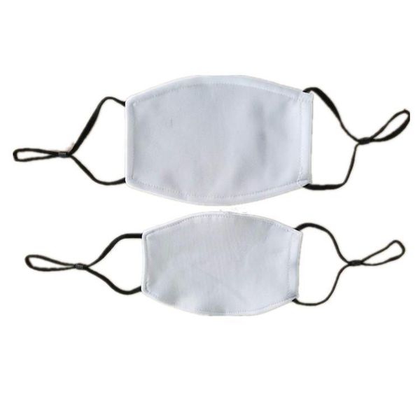 

Ready to Ship!Blanks Sublimation Face Mask With Filter Pocket Can Put PM2.5 Gasket Ear Straps Can Be Adjusted For Thermal Transfer Print