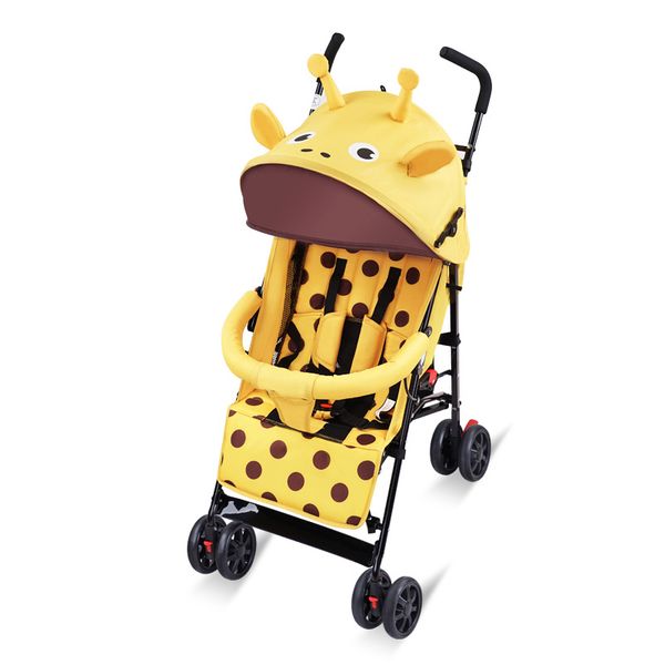 

cute girrafe shape baby stroller light portable foldable pushcar kids accessories travel stroller baby push chair