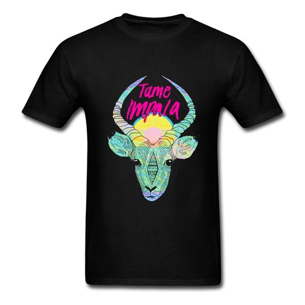 

tame impala t shirt cotton crewneck custom short sleeve brand-clothing pop tv xxxl men's shirts
