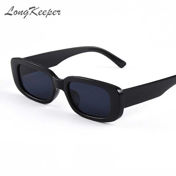 

2020 vintage rectangle sunglasses women black summer male sun glasses men fashion oculos masculino uv400 lentes de sol mujer, White;black