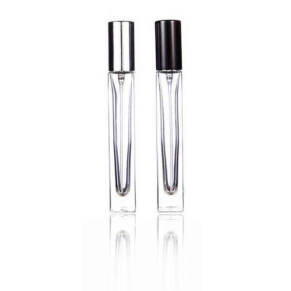 

10ml 1/3oz glass perfume empty refillable spray bottle - cosmetic clear fragrance fine mist atomizer for travel,party,portable
