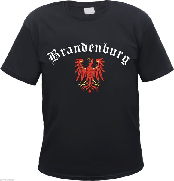 

brandenburg t-shirt - black - size s to 3xl - potsdam havel bramborska