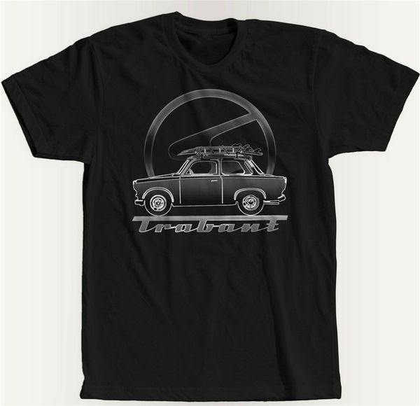 

trabant ifa classic ddr retro car logo t-shirt - scwarz wei s - 3xl for youth middle-age the elder tee shirt