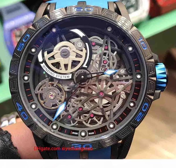 

luxury men's watch, master, watch, excalibur series, natural rubber strap, automatic mechanical movement, 316 stainless steel case, but, Slivery;brown