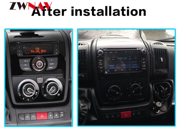 

android 8.0 car multimedia player gps navigation head unit for ducato 2011-2020 autoradio car dvd player 4+32 radio vedio