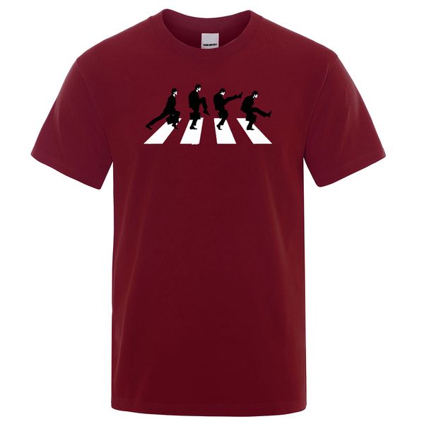 

2019 лето хлопок мужчины t-shirt monty python министерство глупых ходит футболку отпечатанных тенниска mens с коротким рукавом повседневная