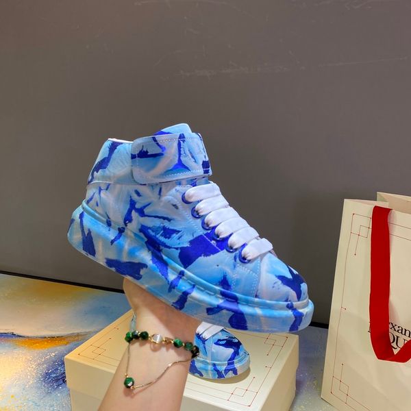 

paris casual shoes three-soled sneakers dad, sneakers, black, oversized men, women, the runners craftsmen master hand-painted c