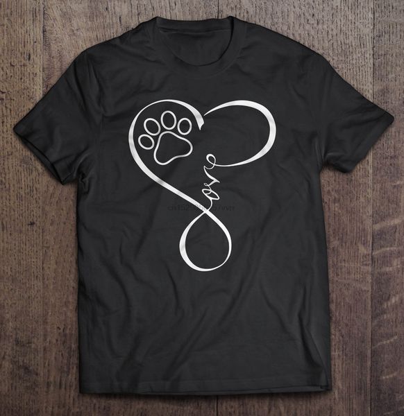 

men t shirt paw heartbeat love dog women t-shirt