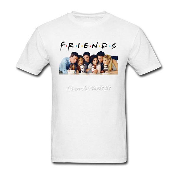 

friends tv t shirt custom short sleeve men t shirt new style random o-neck cotton plus size funny t-shirts