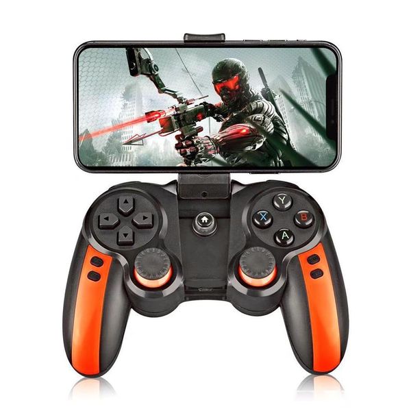 

bluetooth gamepad controller gen s8 wireless gaming gamepad w/ turbo acceleration extending phone holder
