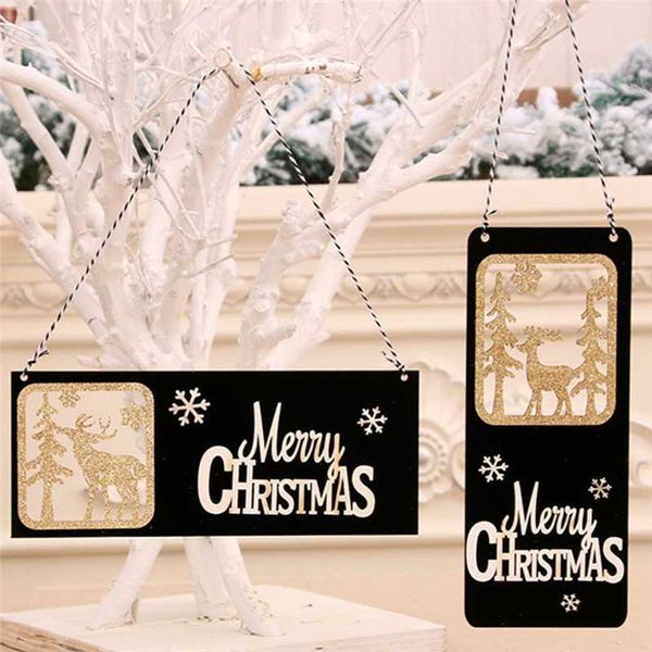 

house hangtag three-dimensional letters christmas decor closet door window decor cutout wooden sign ornament