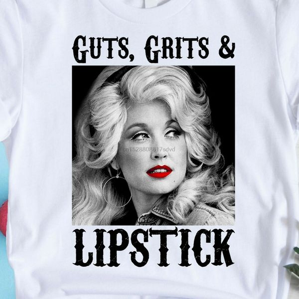 

dolly parton западной t-shirt кишка grit помада 2019 unisex тройники