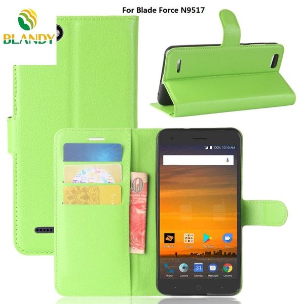 

for zte tempo x n9137 litchi lychee wallet leather pu tpu phone cover case stand for zte blade force n9517