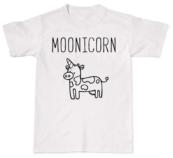 

moonicorn cow cute hipster tumblr mens womens cotton t-shirt t sh