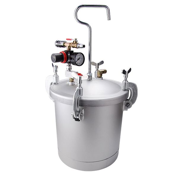 

10l water-in-water colorful paint spray gun pressure bucket paint latex marble pneumatic spraying machine sand
