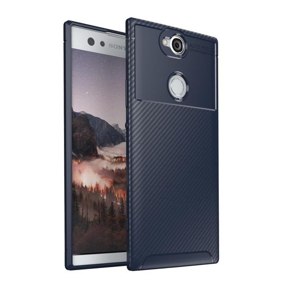 

beetle shock-proof soft case for sony xa2 plus silicone ultra-thin frosted comfortable feel phone back cover